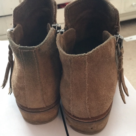 Brown Suede Dolce Vita Booties - Picture 5 of 6
